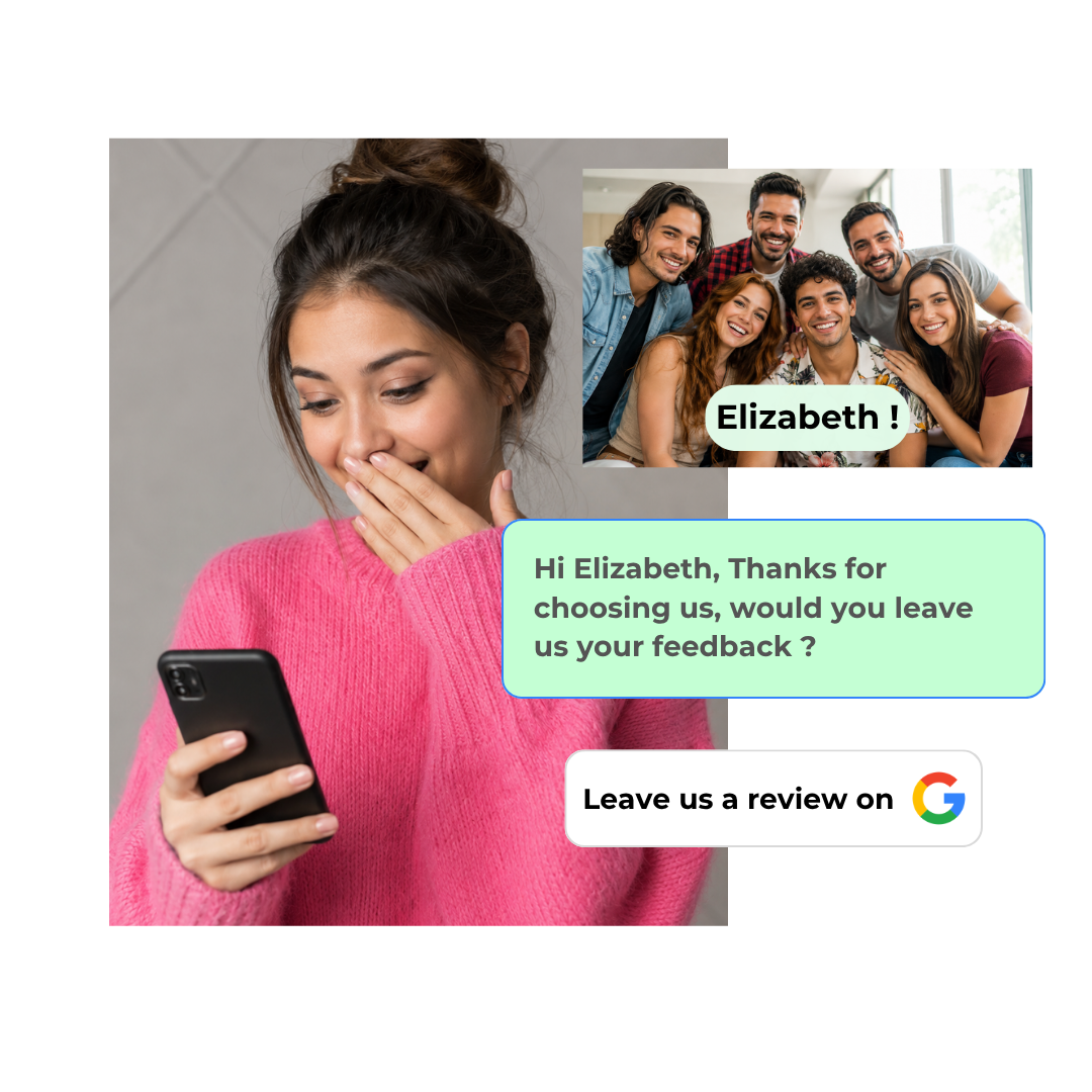 Personalised image review request